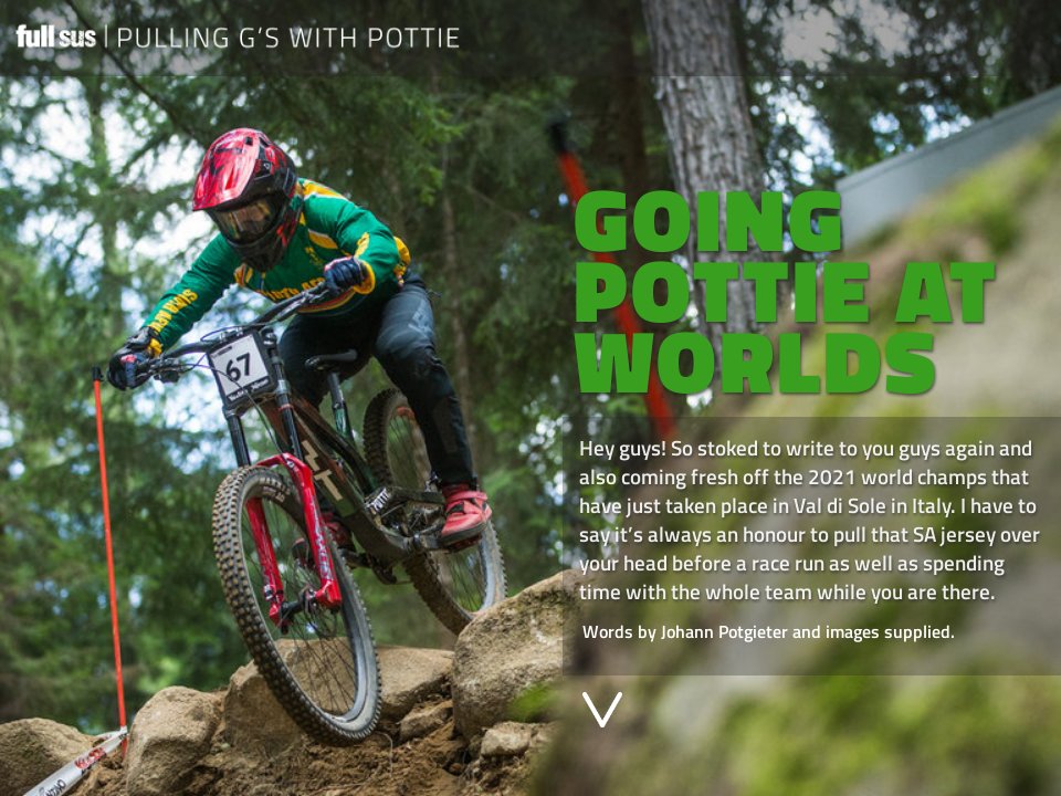 PULLING G’s WITH POTTIE Full Sus MTB Mag Vol 72